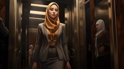 Hijabs elegant wear