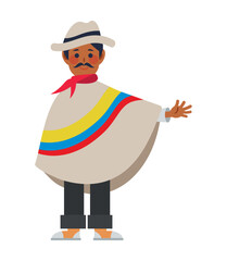 pasto narino carnival man in costume