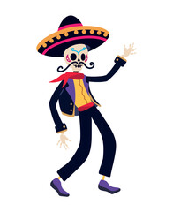 dia de los muertos skeleton