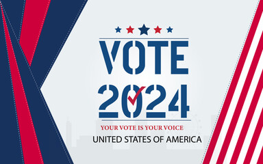 Vote 2024 Election Poster Design