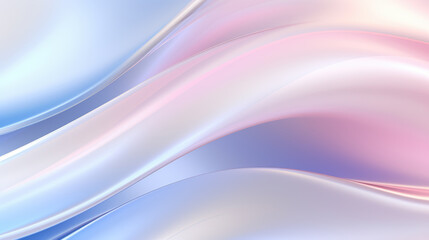 Obraz premium Smooth Metallic Chrome Liquid Backdrop Colorful Iridescent Shiny, Generative AI