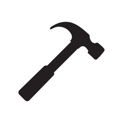 Hammer, tool icon. flat trendy style illustration on white background..eps