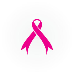 breast cancer awareness,ribbon logo vector template-vector