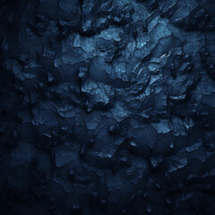 A Textured Blue Dimly Lit Rock Wall Background