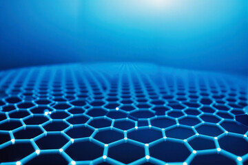 Naklejka premium Graphene material concept
