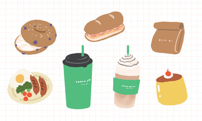cute_drawing_cafe_bakery