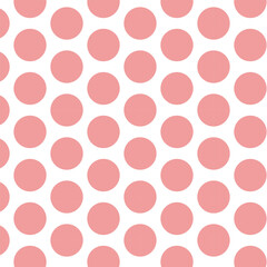 Fototapeta na wymiar abstract seamless pink circle dot pattern.