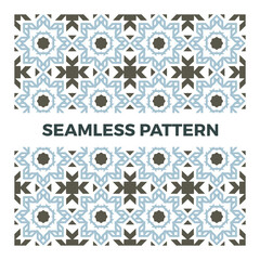 Seamless geometric patterns illustration design