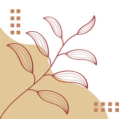 Aesthetic Leaf Corner