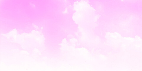 Fototapeta na wymiar White cloud with pink sky background. Beautiful and elegant pink sky picture. Vector illustration.