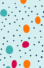 abstract colorful background with circles