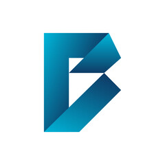 Monogram initial b letter mark logo design. Monogram design vector b logo. Monogram initial letter mark b logo. Design simple b monogram