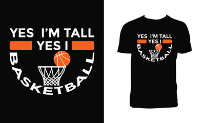 Basketball Garment T Shirt Design. 