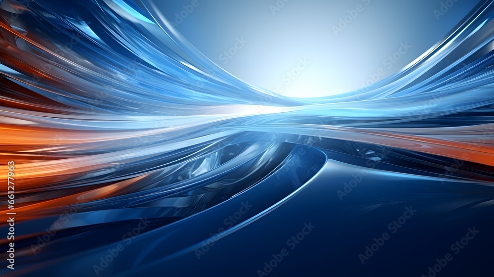 Wall mural abstract high tech background. modern wide hi-tech digital technology concept. illustration high com