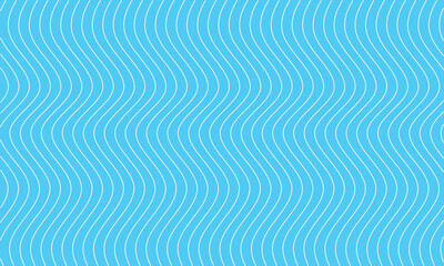 cyan background with small waves of white lines in a vertical direction
