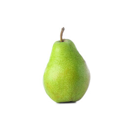 Ripe pear isolated on white background