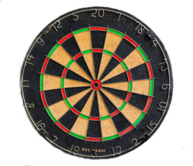 Obraz premium dartboard on the white background