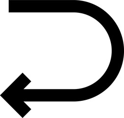 Arrow 46 Glyph Icon pictogram symbol visual illustration