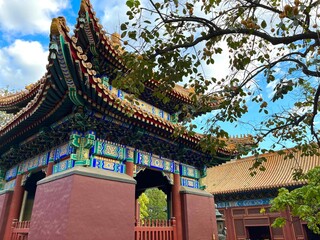 Chinese temple architecture, Yonghegong Temple, Beijing