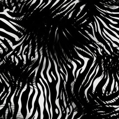Zebra print graphic repeat pattern animal