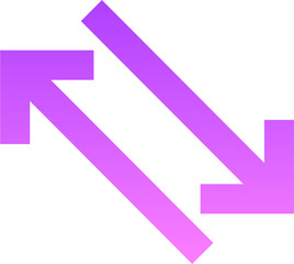 Obraz premium Arrow 20 Line Gradient Icon pictogram symbol visual illustration