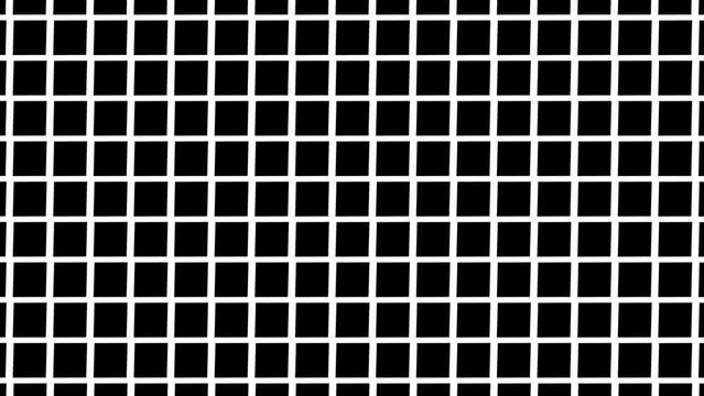 black and white squares move. background animation 2d motion