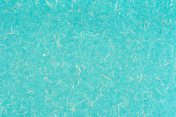 Turquoise color handmade mulberry paper.