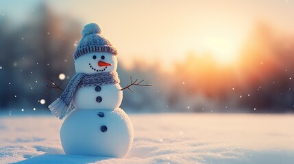 Fototapeta premium christmas landscape.