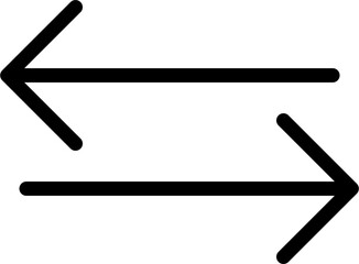 Arrow 18 Line Icon pictogram symbol visual illustration