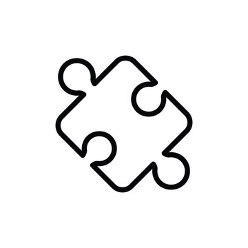 recommend clip art: Jigsaw puzzle piece vector icon