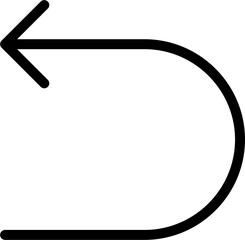 Arrow 44 Line Icon pictogram symbol visual illustration