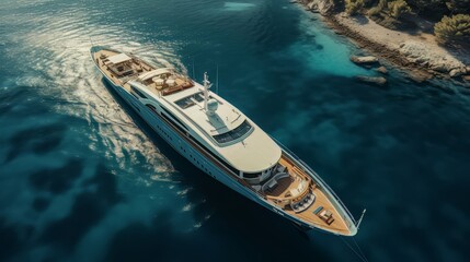 Fototapeta premium boat on the sea