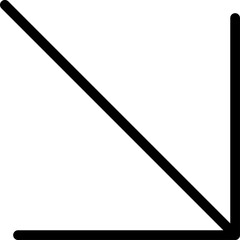 Arrow 81 Line Icon pictogram symbol visual illustration