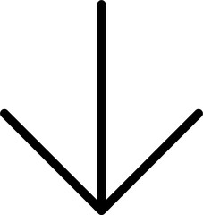 Arrow 87 Line Icon pictogram symbol visual illustration