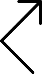 Arrow 94 Line Icon pictogram symbol visual illustration