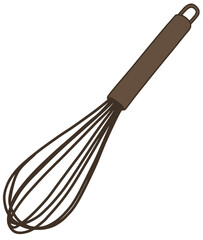 whisk isolated on white