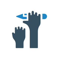 pen write icon vector illustration