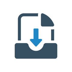 page document icon vector illustration