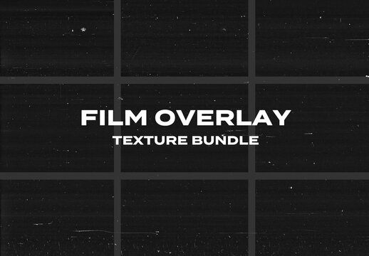 Film Frame Vintage Overlay Texture Bundle Pack