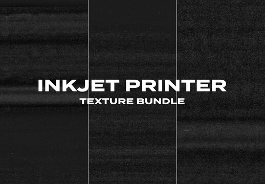 Inkjet Printer Scanner Photo Copy Overlay Texture Bundle Pack