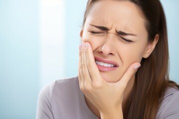 Female pain caused by wisdom tooth
