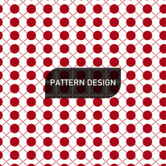 Fototapeta premium red and white pattern design 
