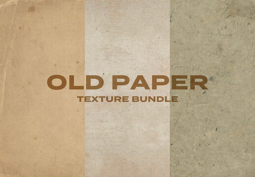 Old Paper Vintage Retro Overlay Texture Bundle Pack