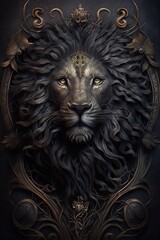 The lion could be seen as a symbol of protection and defense, or a protector of the people.