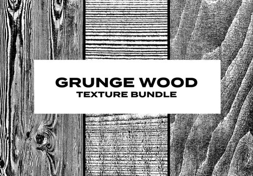 Grunge Wood Wooden Black White Overlay Texture Bundle Pack