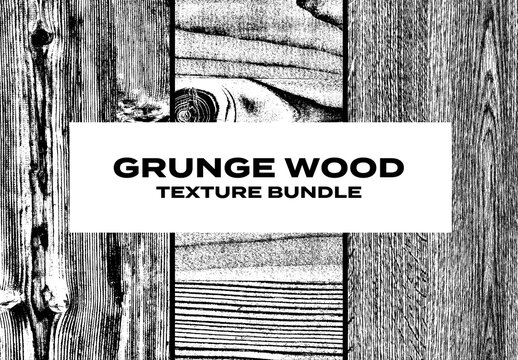 Grunge Wood Wooden Black White Overlay Texture Bundle Pack