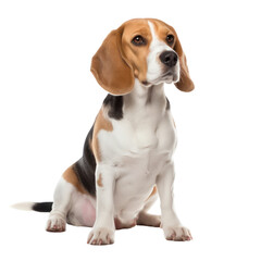 Beagle isolated on transparent background,transparency 