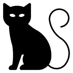 black cat - obrazy, fototapety, plakaty
