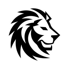 Lion growl head portrait sketch hand drawn engraving style vector illustration. black leo lion beast head cartoon character