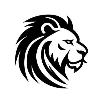 Lion growl head portrait sketch hand drawn engraving style vector illustration. black leo lion beast head cartoon character